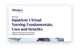 See why inpatient virtual nursing is one of the fastest-growing segments of virtual care