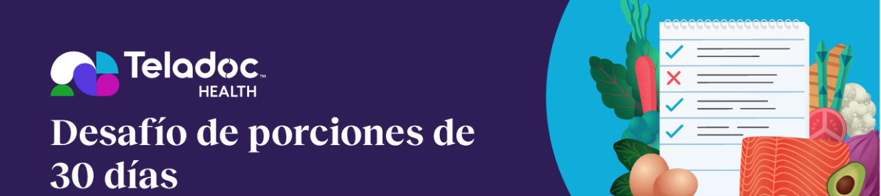 Desafío de porciones de 30 días