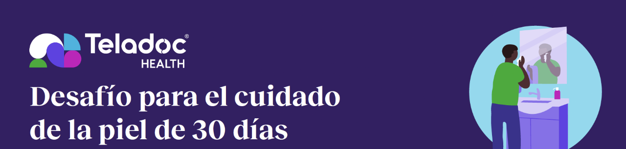 Desafío para el cuidado de la piel de 30 días