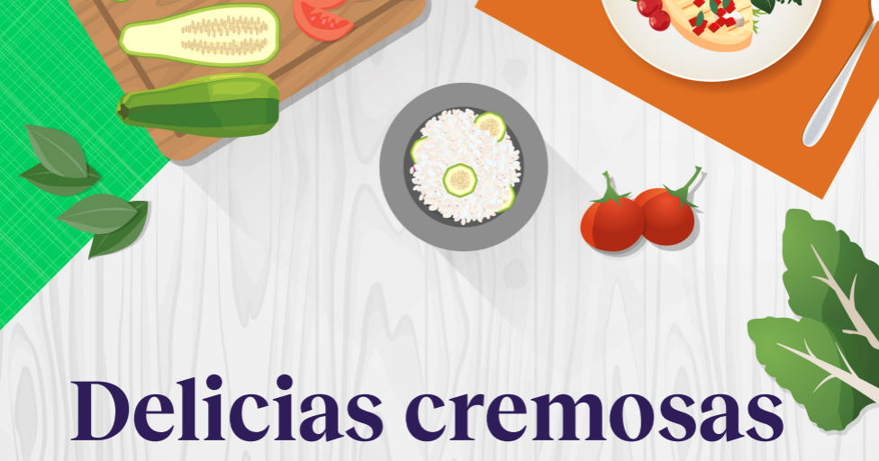 Plan de comidas de un día: delicias cremosas